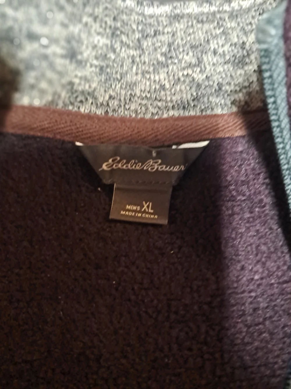 Eddie Bauer Men's 1/4-Zip Sweater - Burgundy Wine